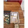 Image 2 : (4) Cookbooks + surge protector, floor protectors