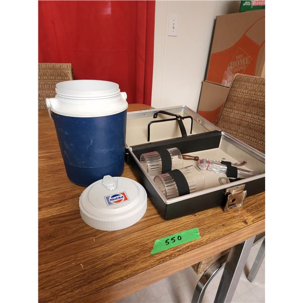 Drink set, pepsi cooler