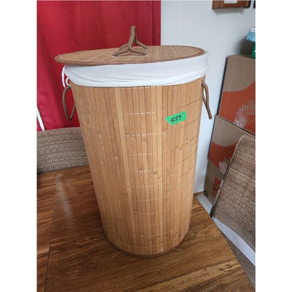 Wicker Laundry Hamper - 24" tall