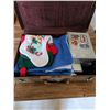 Image 2 : Vintage suitcase with Christmas related
