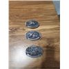 Image 1 : (3) Buckles - Saskatchewan Wildlife Federation
