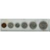 Image 2 : 1970 6X Canadian Coin Set (Penny, Nickel, Dime, Quarter, ¢50, Dollar)