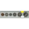 Image 1 : 1973 6X Canadian Coin Set (Penny, Nickel, Dime, Quarter, ¢50, Dollar)