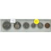 Image 1 : 1972 6X Canadian Coin Set (Penny, Nickel, Dime, Quarter, ¢50, Dollar)