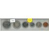 Image 1 : 1980 6X Canadian Coin Set (Penny, Nickel, Dime, Quarter, ¢50, Dollar)