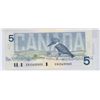 Image 2 : 1986 Canadian $5 Bill