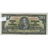 Image 1 : 1937 Canadian $20 Bill