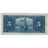 Image 2 : 1937 Canadian $5 Bill