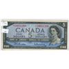 Image 1 : 1954 Canadian $5 Bill