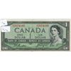 Image 1 : 1954 Canadian $1 Bill (Devils Face)