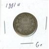 Image 2 : 1881 Canadian ¢25 Coin