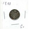 Image 2 : 1898 Canadian ¢10 Coin