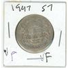 Image 2 : 1947 Canadian ¢50 Coin