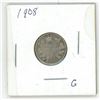 Image 2 : 1908 Canadian ¢10 Coin
