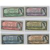 Image 1 : 1954 Canadian $1, $2, $5, $10, $20, $50 Bill Collection (Binder)
