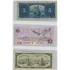 Image 5 : 1923 Dominion of Canada ¢25 Bill, 1923 $1 Canadian Bill, 1986 $2 Bill, 1937 $5 Bill, 1989 $10 Bill, 