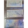 Image 5 : 1937, 1954, 1972, 1979, 1986, 2002, 2006, 2013 Canadian $5 Bill Collection (Binder)