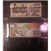 Image 4 : 1937, 1954, 1975, 1988, 2004 Canadian $100 Bill Collection (Binder)