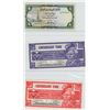 Image 10 : Binder of Assorted Internation Bills & 2X Canadian Tire Money Bills