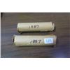 Image 1 : 2X 1987 ¢50 Penny Roll
