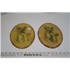 Image 1 : Pair Chalkware Deer