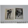 Image 3 : (4) Bee Hive Hockey Photos - Doug Harvey, Bill Gadsby, Johnny Bucyk