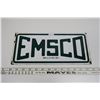 Image 1 : Vintage Continental Emsco Company Porcelain Sign 13x6"