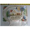 Image 1 : 1976 SUNNYSIDE FOOD CENTRE CALANDER - NORTH BATTLEFORD - EMOSSED - COMPLETE