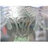 Image 2 : 6 1/4 INCH GREEN CAMEO BALLERINA DEPRESSION GLASS PLATES  -  LOT of 2