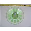 Image 1 : GREEN DEPRESSION GLASS - KELLOGG'S - 5 1/2 INCHES