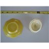 Image 2 : CHILDS AKRO AGATE DISH (3 1/2 INCHES) & a LID (2 1/2 INCHES)