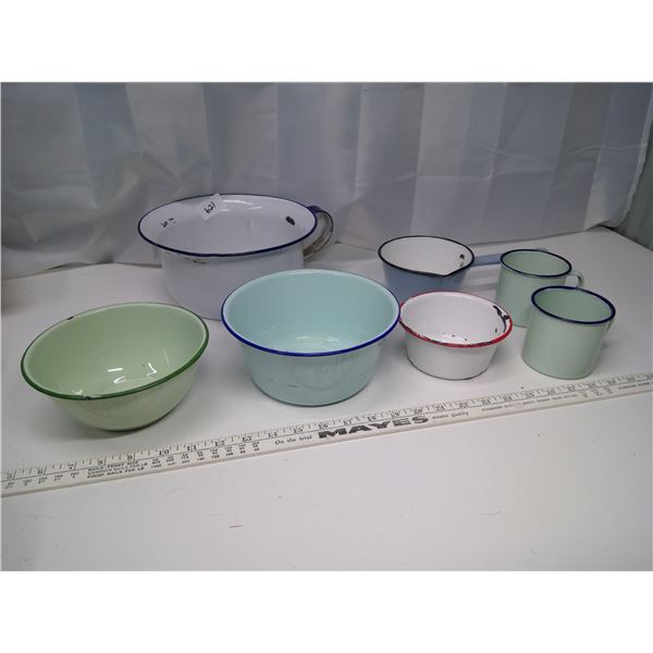 Enamel Set of 7