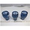 Image 3 : 3 Blue Skull Head Cups