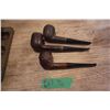 Image 2 : 3 tabacco pipes w/ stand.