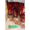 Image 2 : Cranberry glass & misc. all vintage.