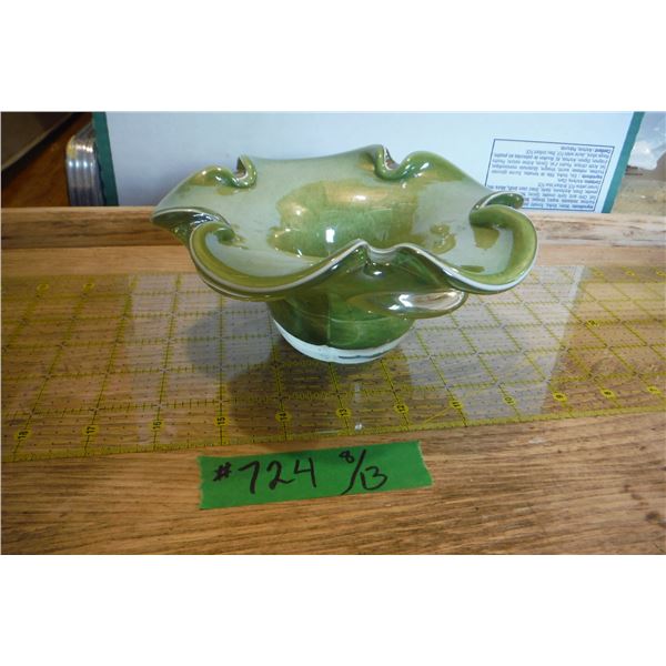 Murano glass ashtray.