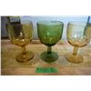 Image 1 : 3 carnival goblets.