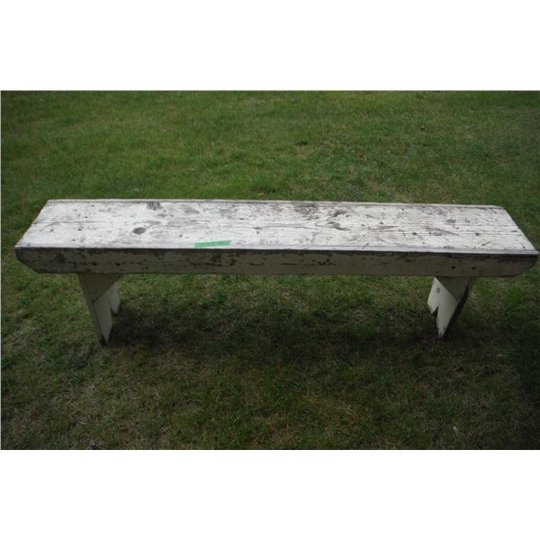 Wood bench 4ft 10in.