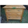 Image 1 : vintage 3 drawer dresser.