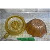 Image 2 : Depression glass juicer & Carnuval glass bowl.