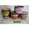Image 1 : Vintage coffee cans & a climax jam can.