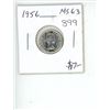 Image 1 : 1956 Canadian Silver 10 Cents. MS-63. Bright White. Nice.