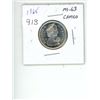 Image 1 : 1965 Canadian Silver 25 Cents. MS-63. Cameo. Bright White. Nice.