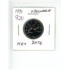 Image 1 : 1991 Canadian 25 Cents. Specimen-66. Key Date. Nice.