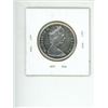Image 2 : 1967 Canadian Silver 50 Cents. Centennial coin with howling wolf. MS-63, Cameo. Nice.