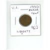 Image 1 : U.S. 1955D Error Cent. Major Obverse Die Chip so LIBERTY is now spelled LIBIERTY. EF.