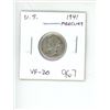 Image 1 : U.S. 1941 Mercury Silver Dime. Philadelphia Mint. The year the U.S. joined World War II. VF-20.