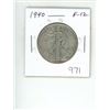 Image 1 : U.S. 1940 Walking Liberty Silver Half Dollar. F-12.