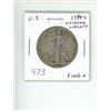 Image 1 : U.S. 1944S Walking Liberty Silver Half Dollar. San Francisco Mint. F-15.