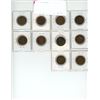 Image 2 : Complete set of 10 Canadian George V Large Cents 1911 to 1920. Includes 1911, 1912, 1913, 1914, 1915